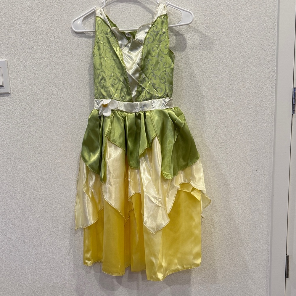 Tiana girls costume dress